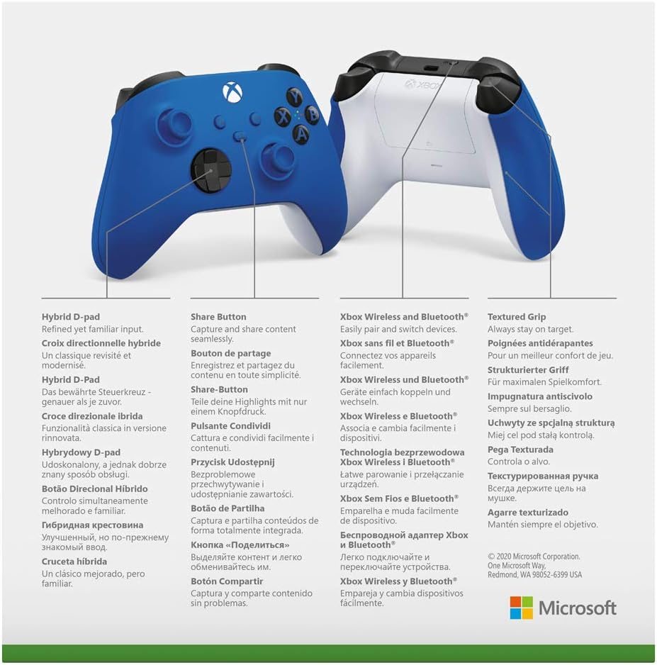 Microsoft Xbox Series Controller – Shock Blue