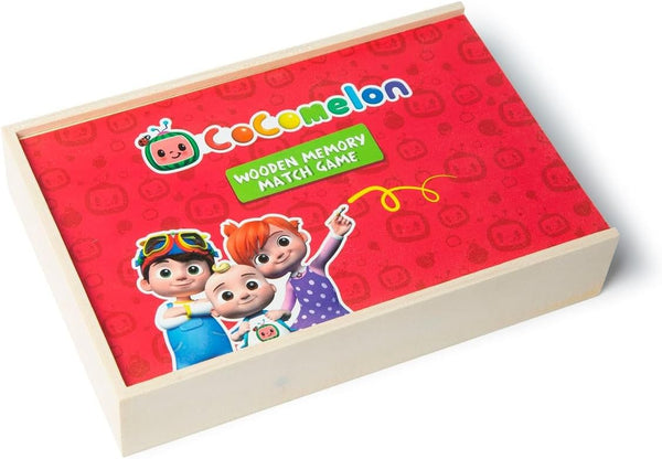 COCOMELON WOODEN MEMORY MATCH CARDS