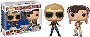 Funko POP 2-Pack: Marvel vs Capcom - Capt Marvel vs Chun-Li