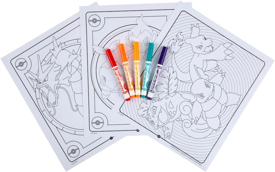 Crayola Pokemon 96-page Colouring Book