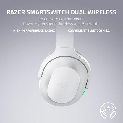 Gaming Headphones Razer Barracuda Mercury Wireless White