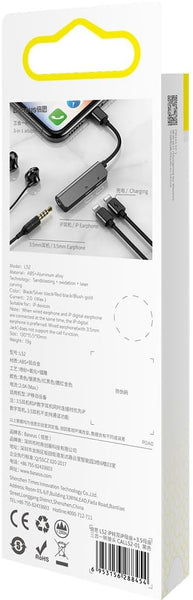 Baseus Audio Converter Lightning Cable 3 in 1