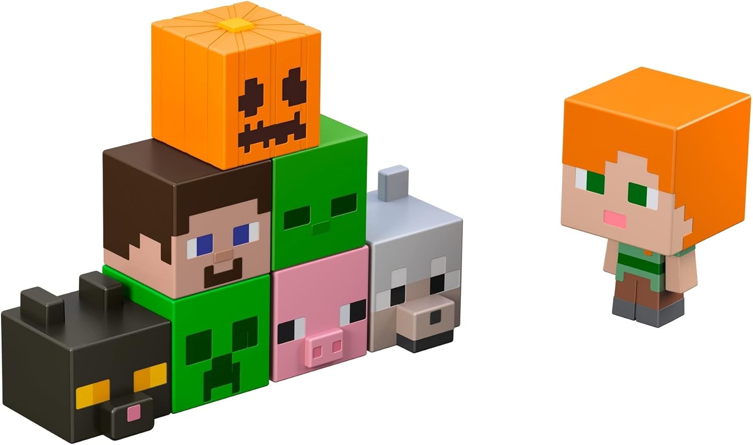 Minecraft Mob Head Minifigures Assortment