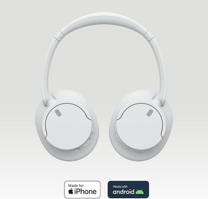 Sony Wireless Over-Ear Headphones with Noise Cancelling WH-CH720 - White
