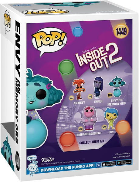 Funko POP: Inside Out 2 Envy on Memory Orb 1449