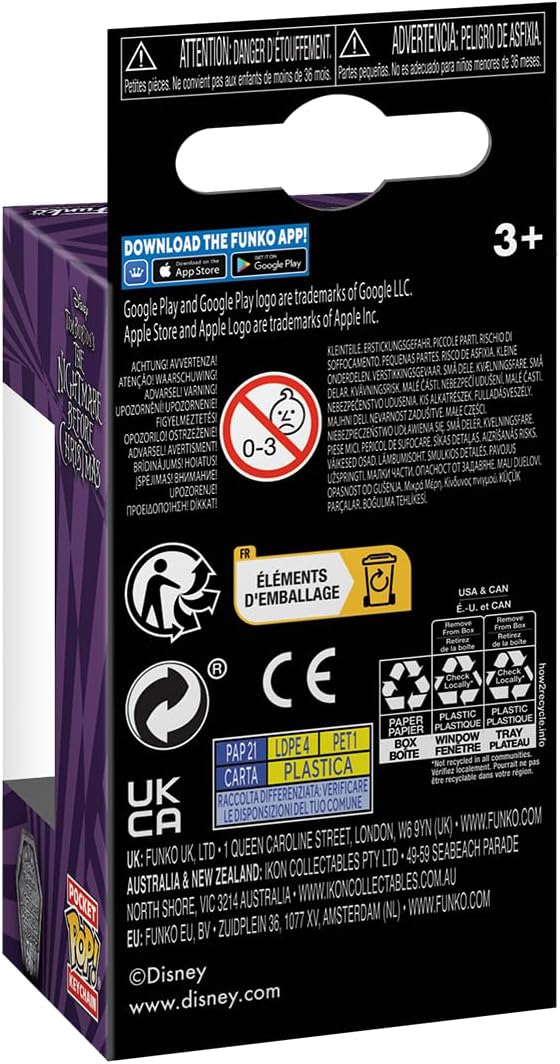 FUNKO POP KEYCHAIN: NBC - JACK SKELLINGTON