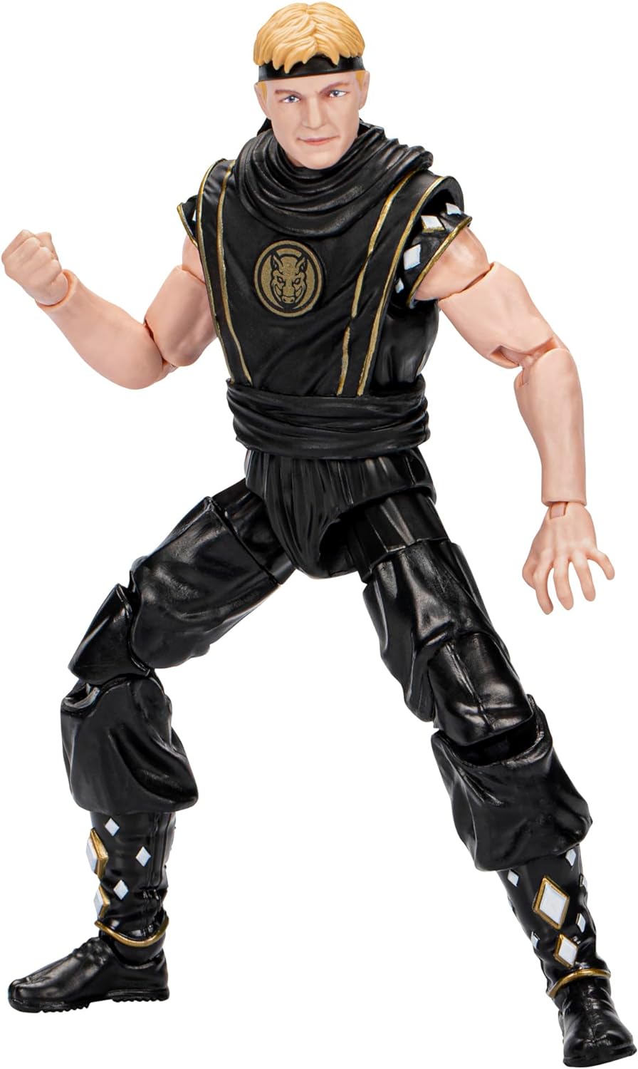 Hasbro Figure Power Rangers X Cobra Kai Lighting Collection Morphed Johnny Lawrence Black Ranger