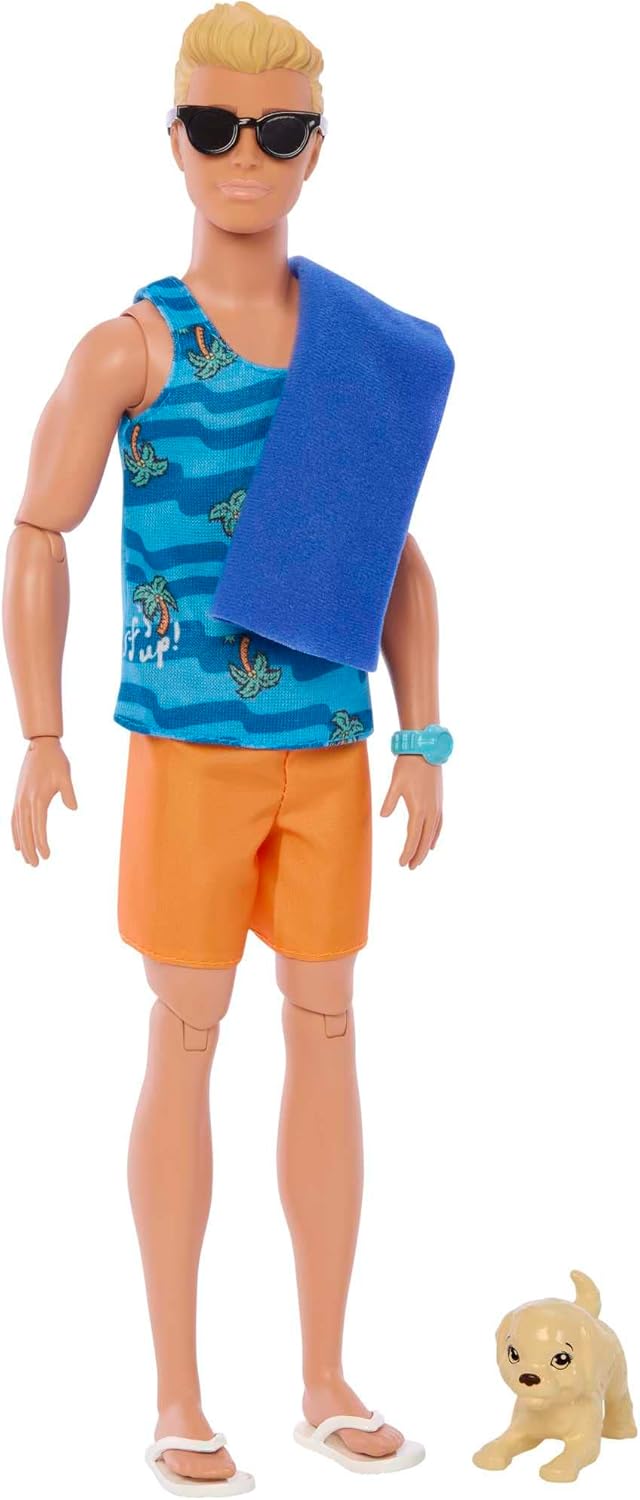 Barbie Movie Deluxe Ken and Surfboard