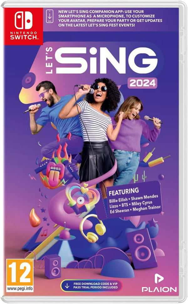 Let's Sing 2024 – Standard Game (Nintendo Switch)
