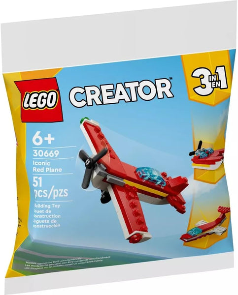 LEGO® | Polybag: Iconic Red Plane (30669)