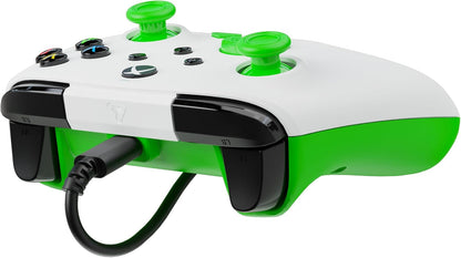 Turtle Beach Rematch Controller, White/Green | Xbox Series X