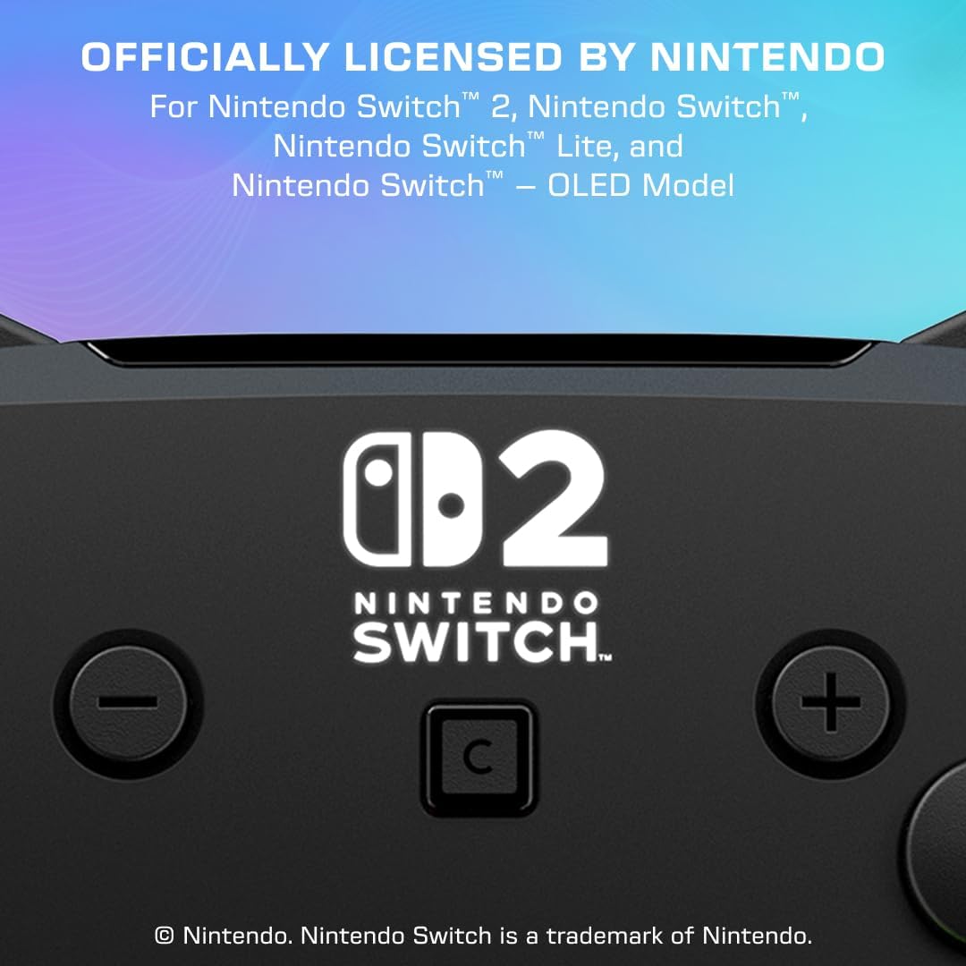 PDP Afterglow Wave Wireless Controller - Black (Nintendo Switch 2)