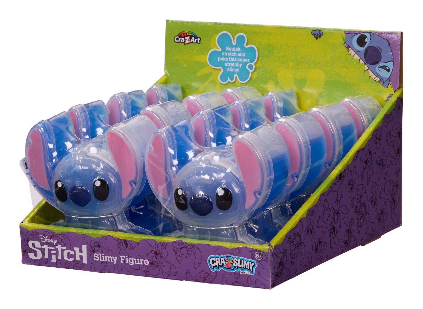 Cra-Z-Slimy Disney Stitch Shaped Container