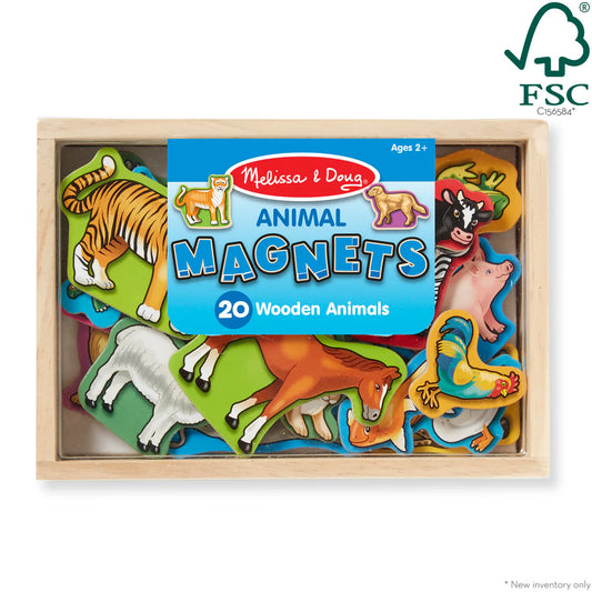 Melissa & Doug:  Magnetic Wooden Animals
