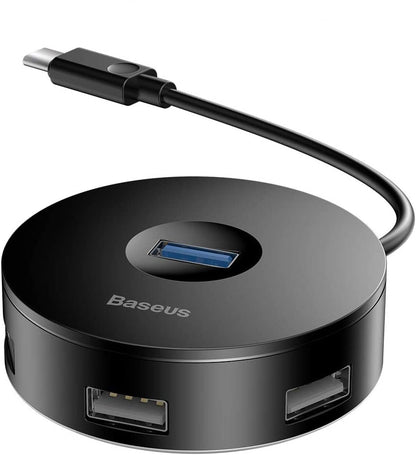 Baseus Round Box Hub Adapter 10CM Black