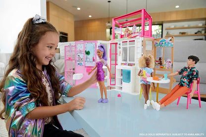 Barbie Dollhouse (2 Levels + 4 Play Areas)