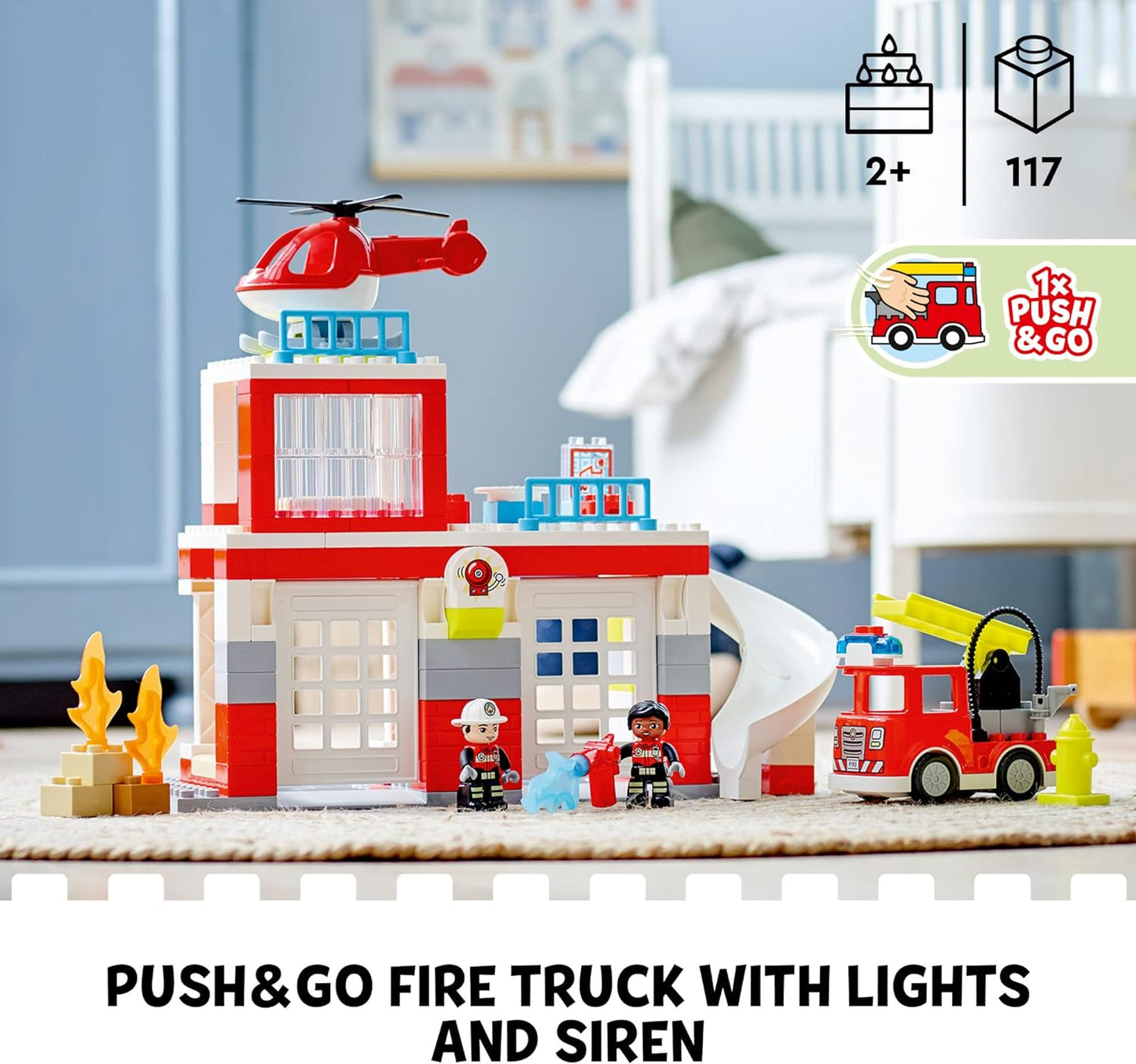 LEGO® | DUPLO: Fire Station & Helicopter (10970)