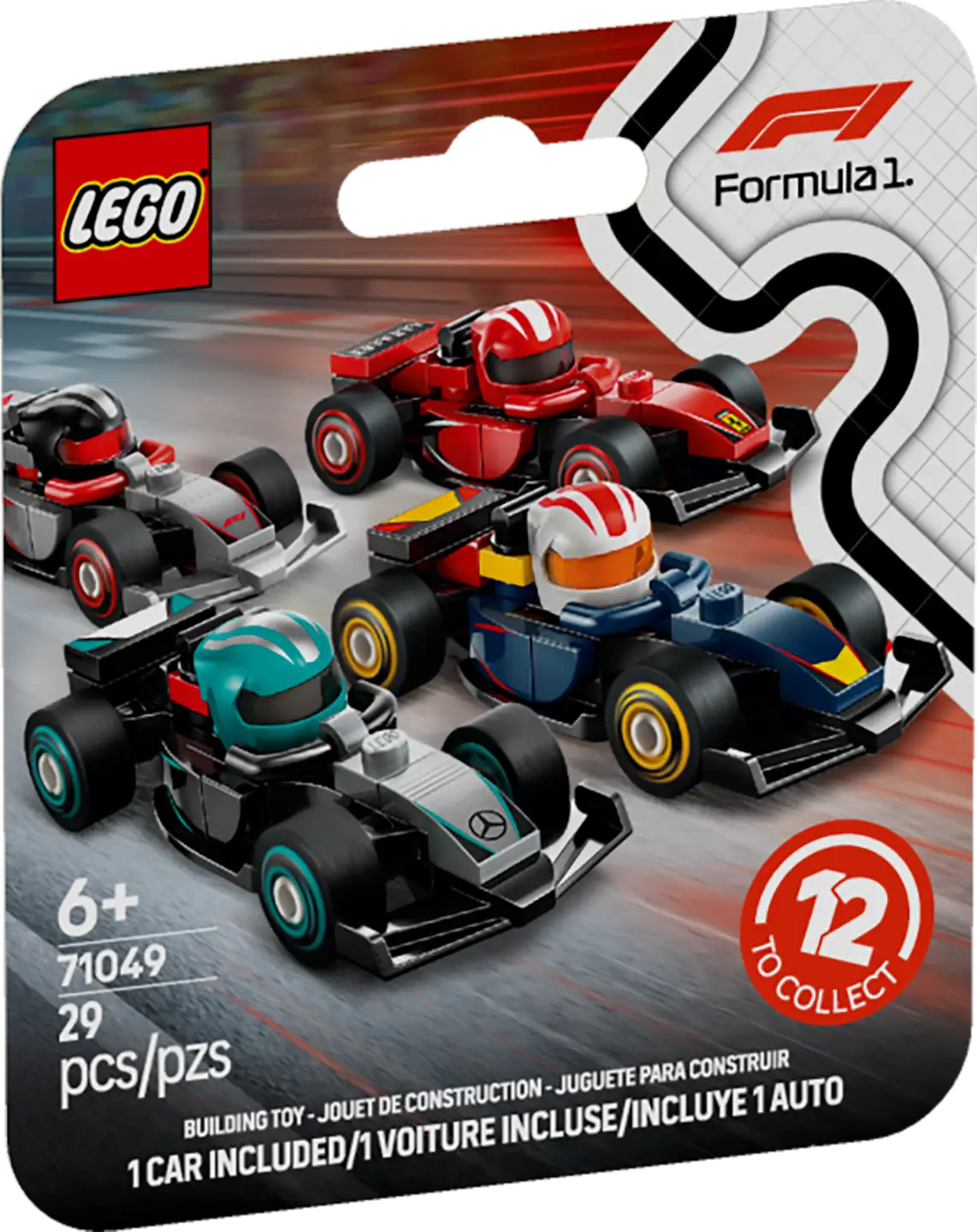 LEGO® | F1® Collectible Race Cars Mini Figures (71049)