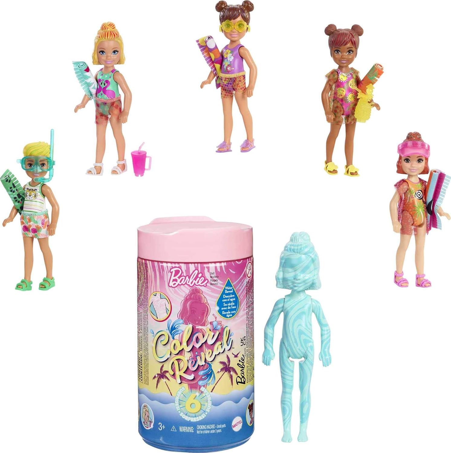Barbie Colour Reveal: Small - Sand & Sun Assorted