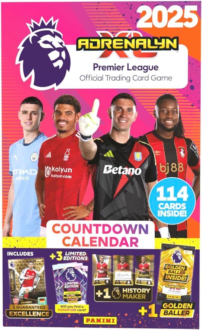 Premier League 2024/25 Adrenalyn XL Countdown Calendar