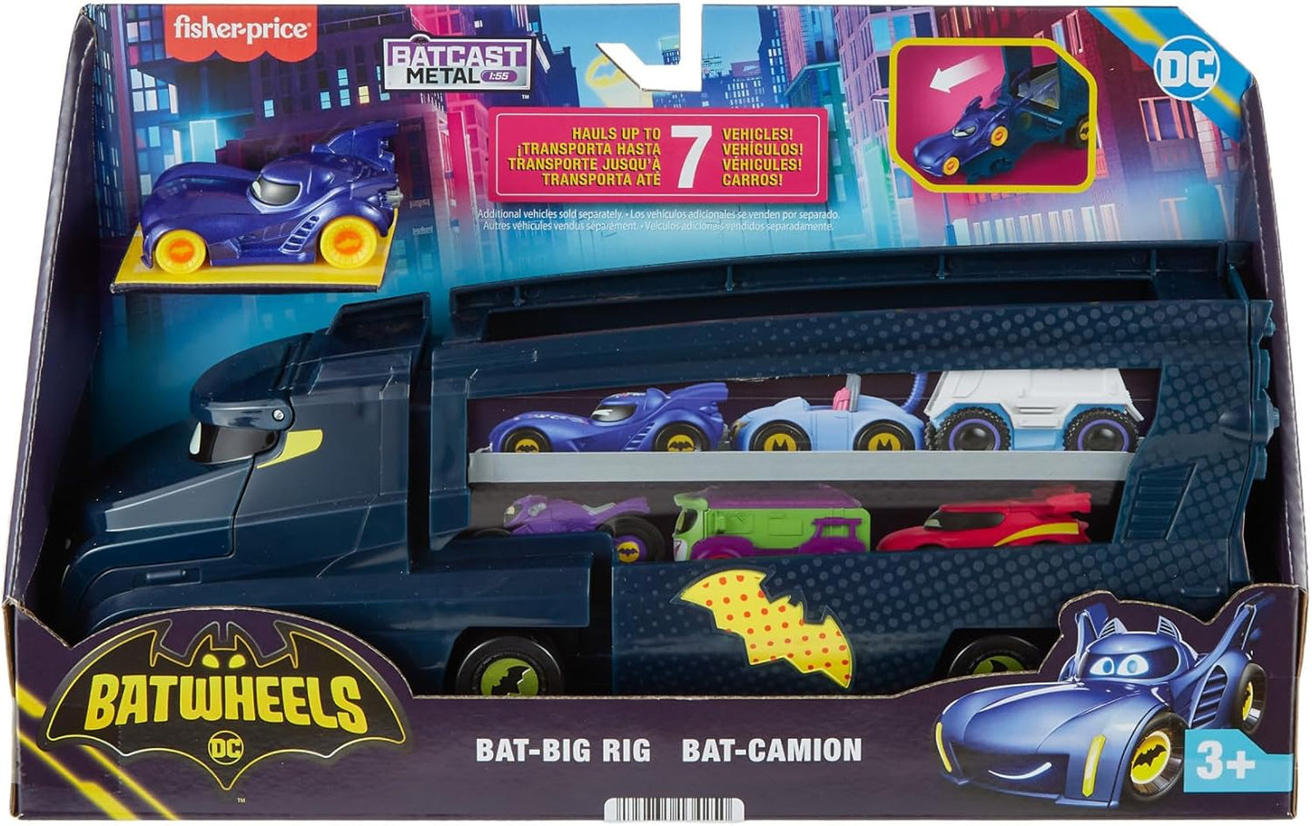 Fisher Price Batwheels Bat-Big Rig