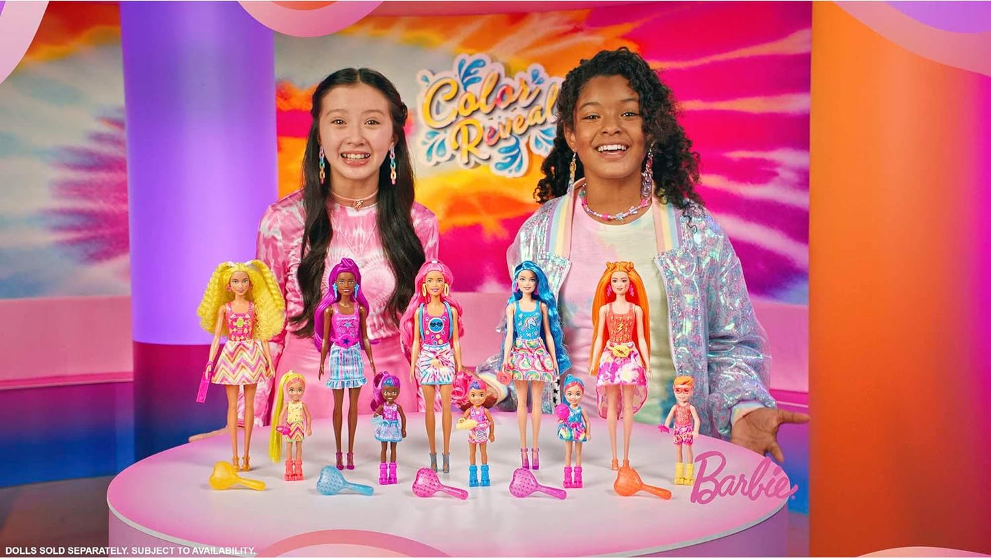 Barbie Colour Reveal Neon Tie Dye Assorted
