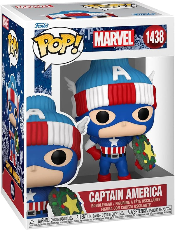 Funko POP! Marvel : Captain America with Wreath Shield