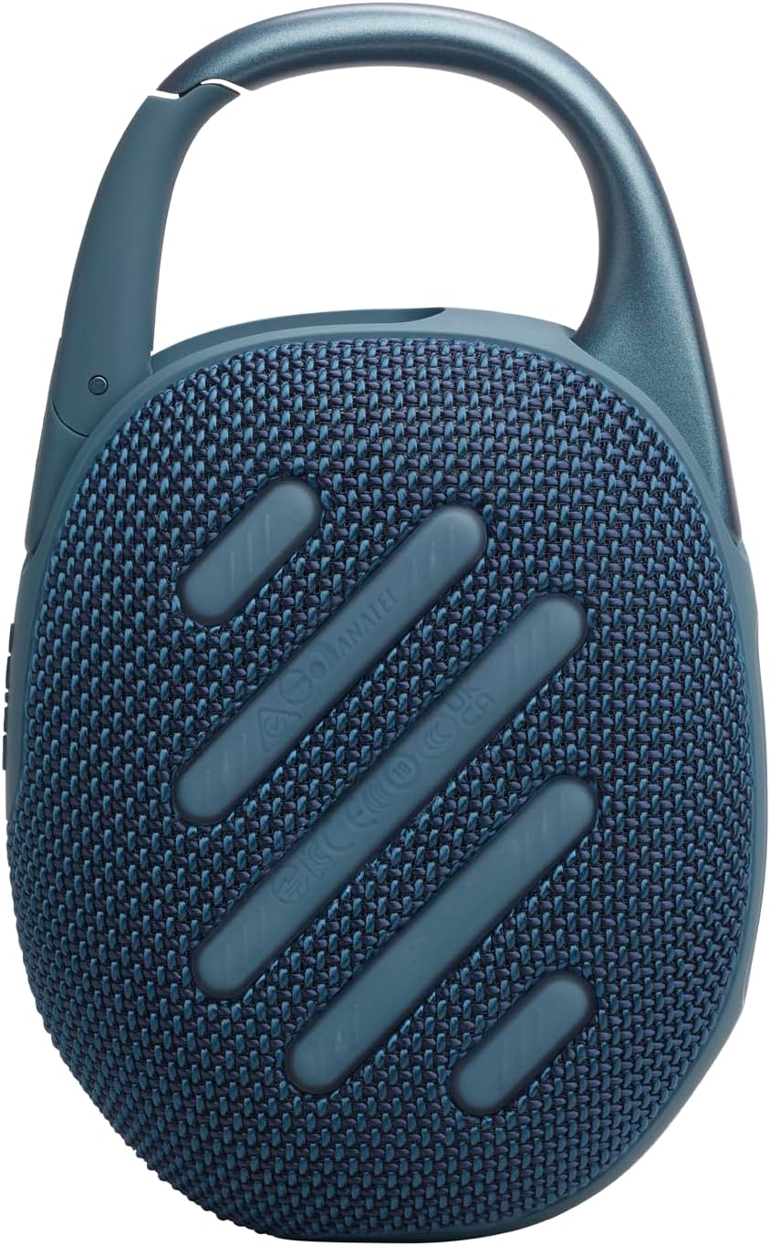 JBL Clip 5 Blue Speaker Bluetooth