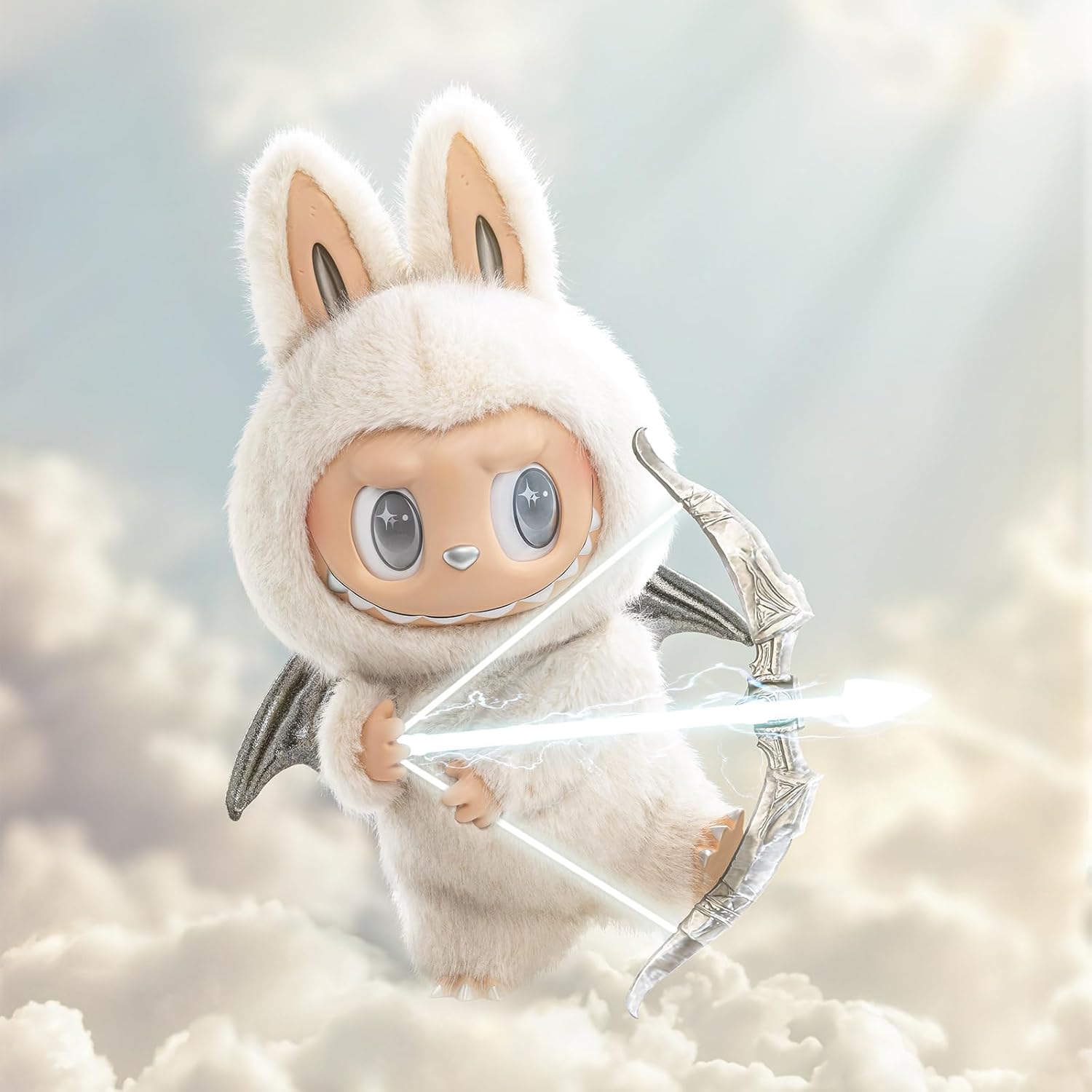 Labubu Monsters Zimomo Angel In Clouds