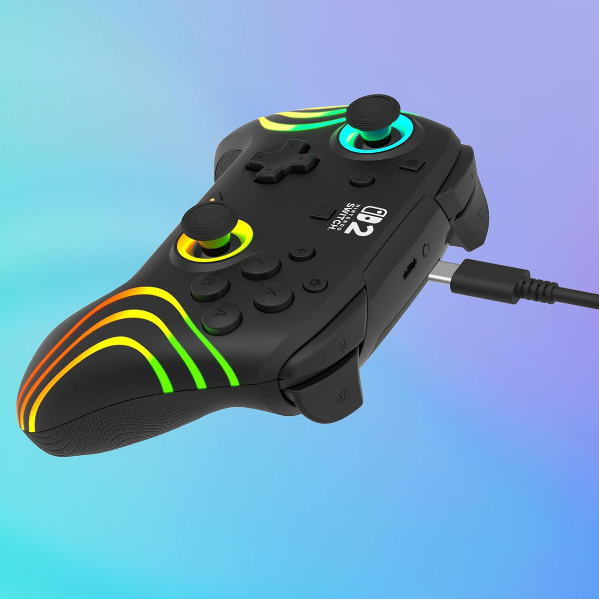 PDP Afterglow Wave Wireless Controller - Black (Nintendo Switch 2)