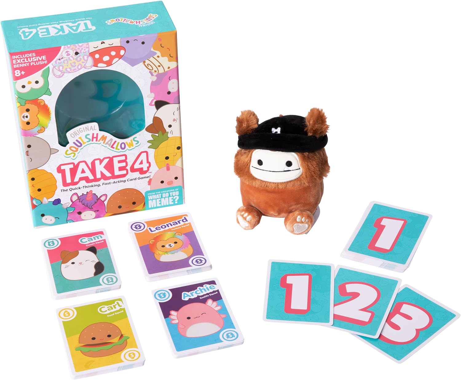 Squishmallows TAKE 4 Card Game