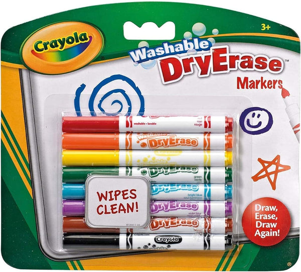 Crayola 8 Washable Dry Erase Markers