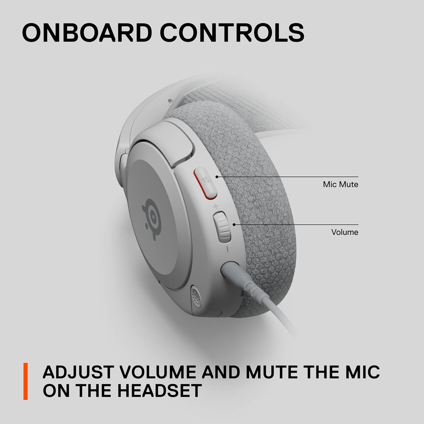 SteelSeries Arctis Nova 1P White Headset