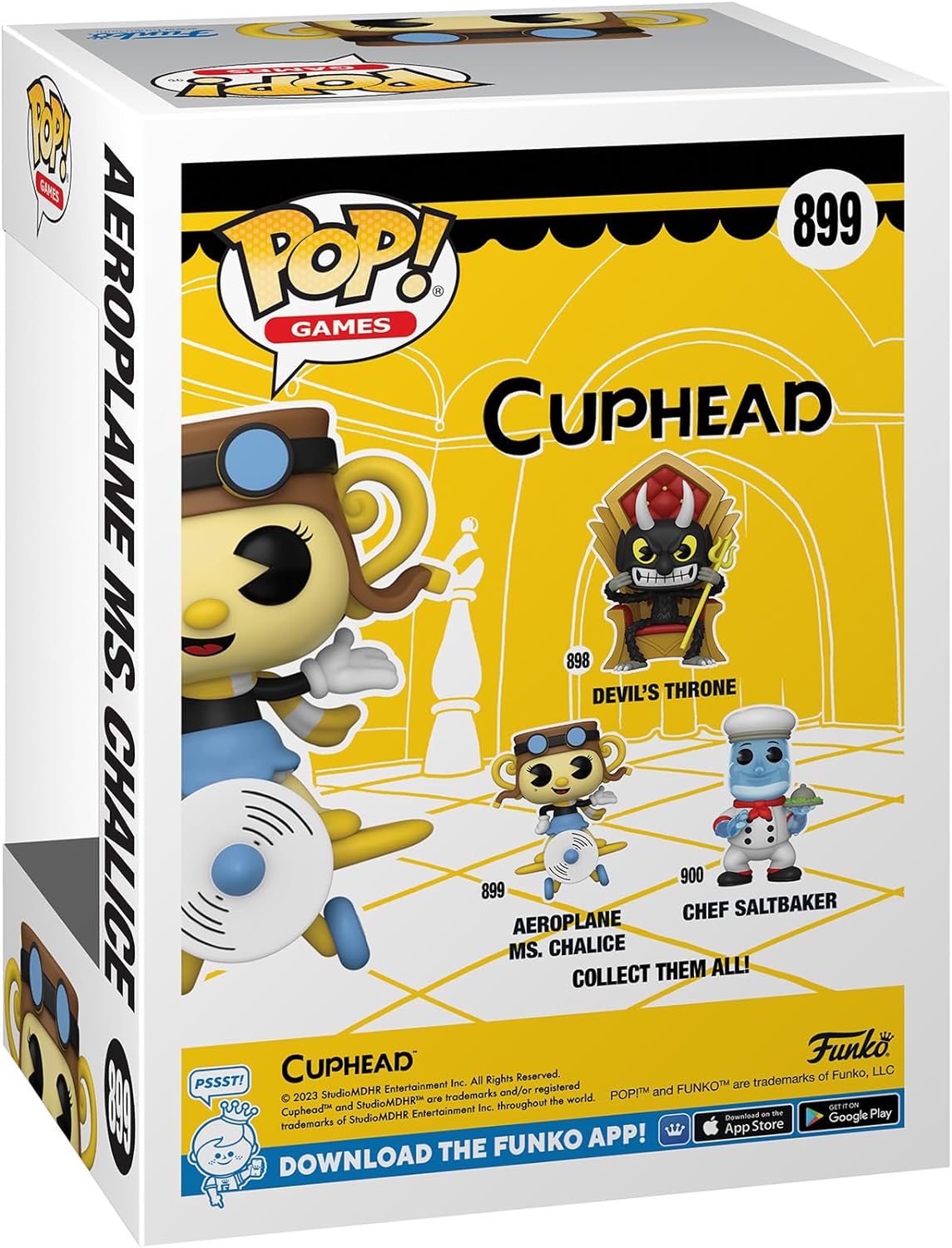 Funko POP! Games: Cuphead - Ms. Chalice in Aeroplane 899