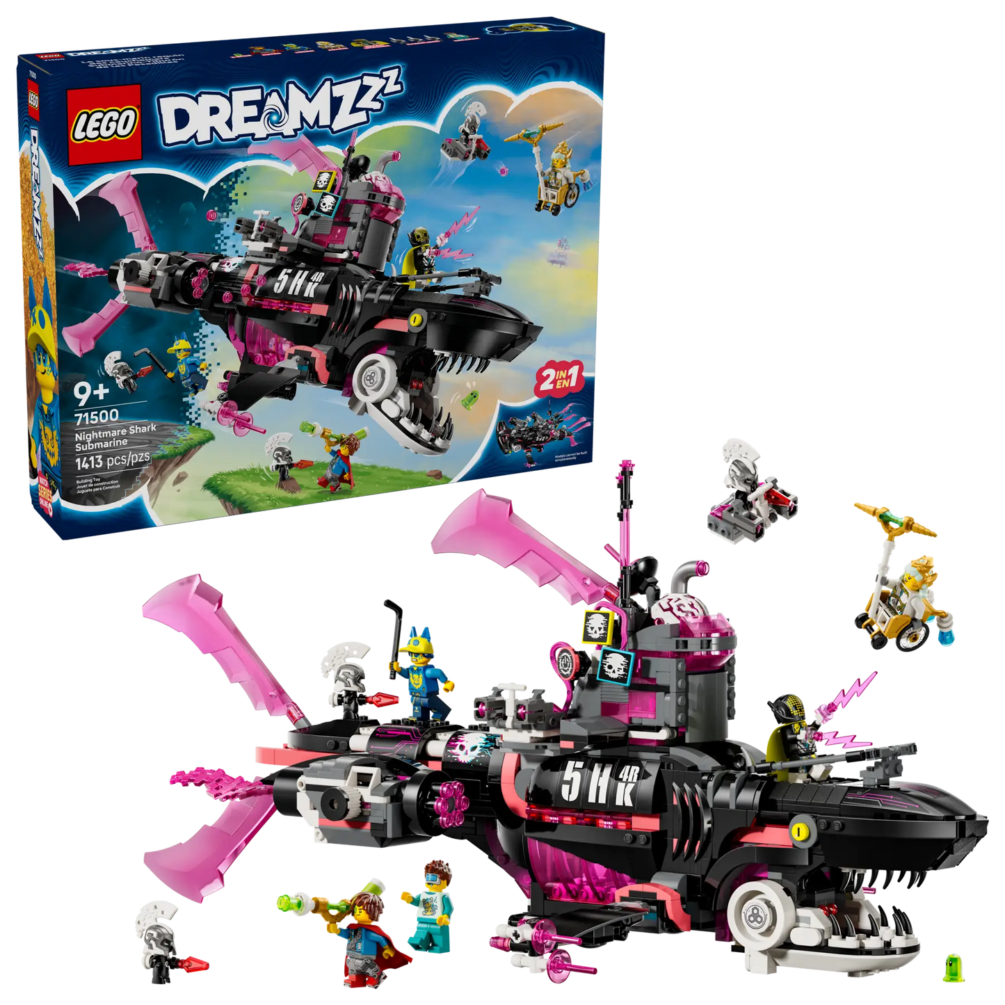 LEGO® | Dreamzzz: Nightmare Shark Submarine (71500)