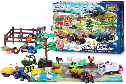 Mini Working Machines - Farm Advent Calendar