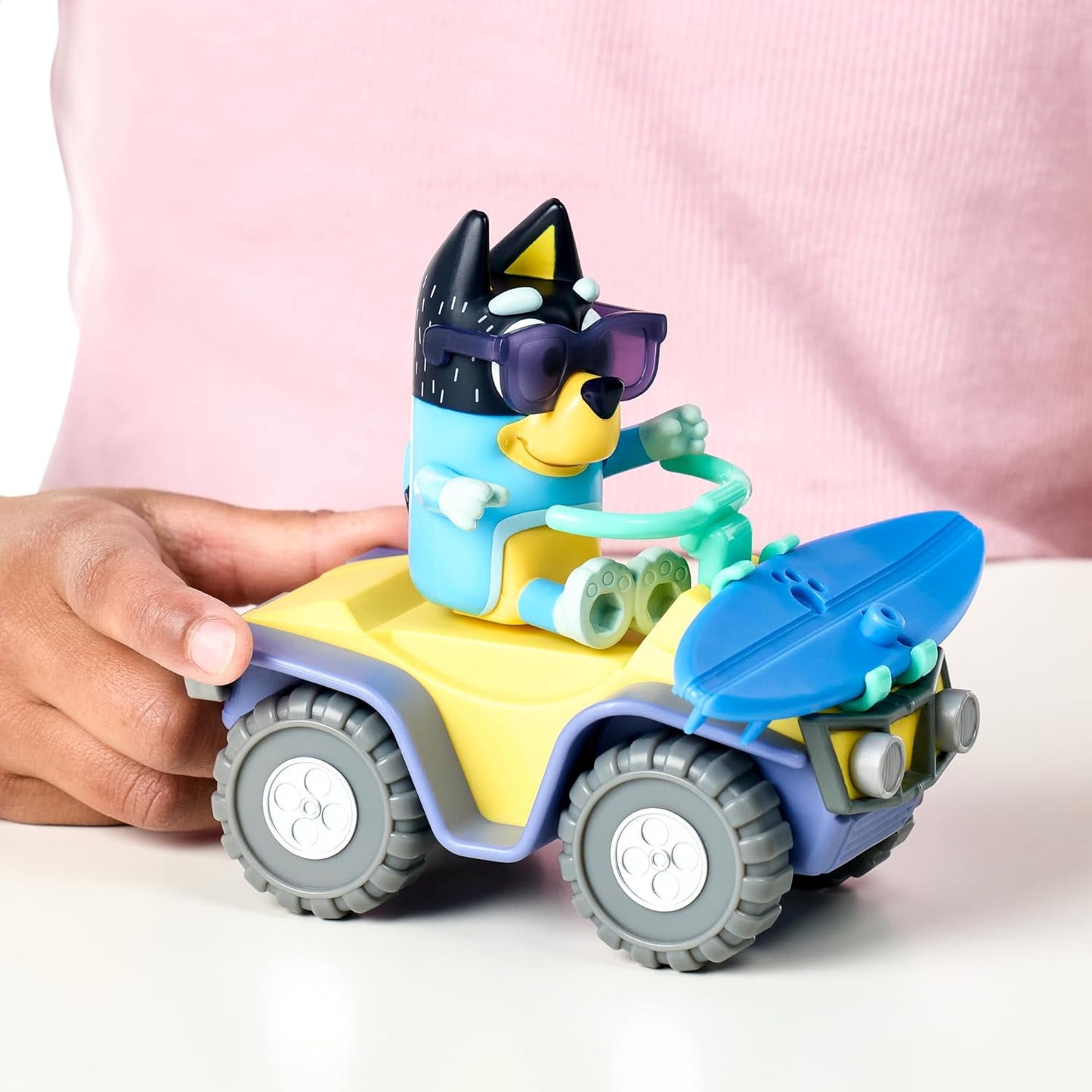 Bluey Beach S9 Vehicle & Figure - Beach Quad