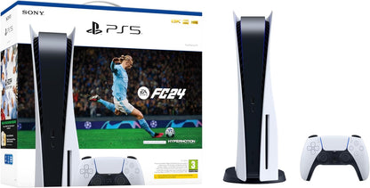 PS5 Console 825GB Standard Disc + EA FC 24 (Discontinued)