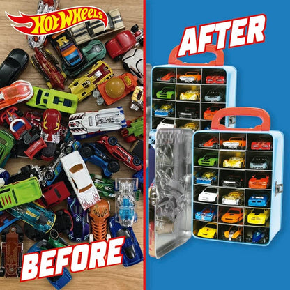 Hot Wheels: Tin Car Storage Case - Red