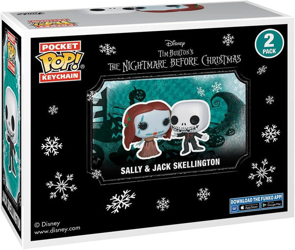 Funko Pocket POP 2-Pack: Disney Nightmare Before Christmas - Jack & Sally