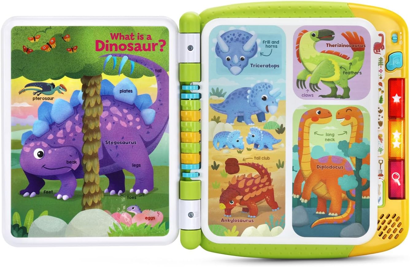 Leap Frog - Big Touch n Explore Book - Dinosaur