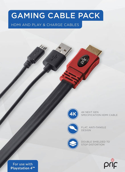 PRIF HDMI & Play N Charge Pack