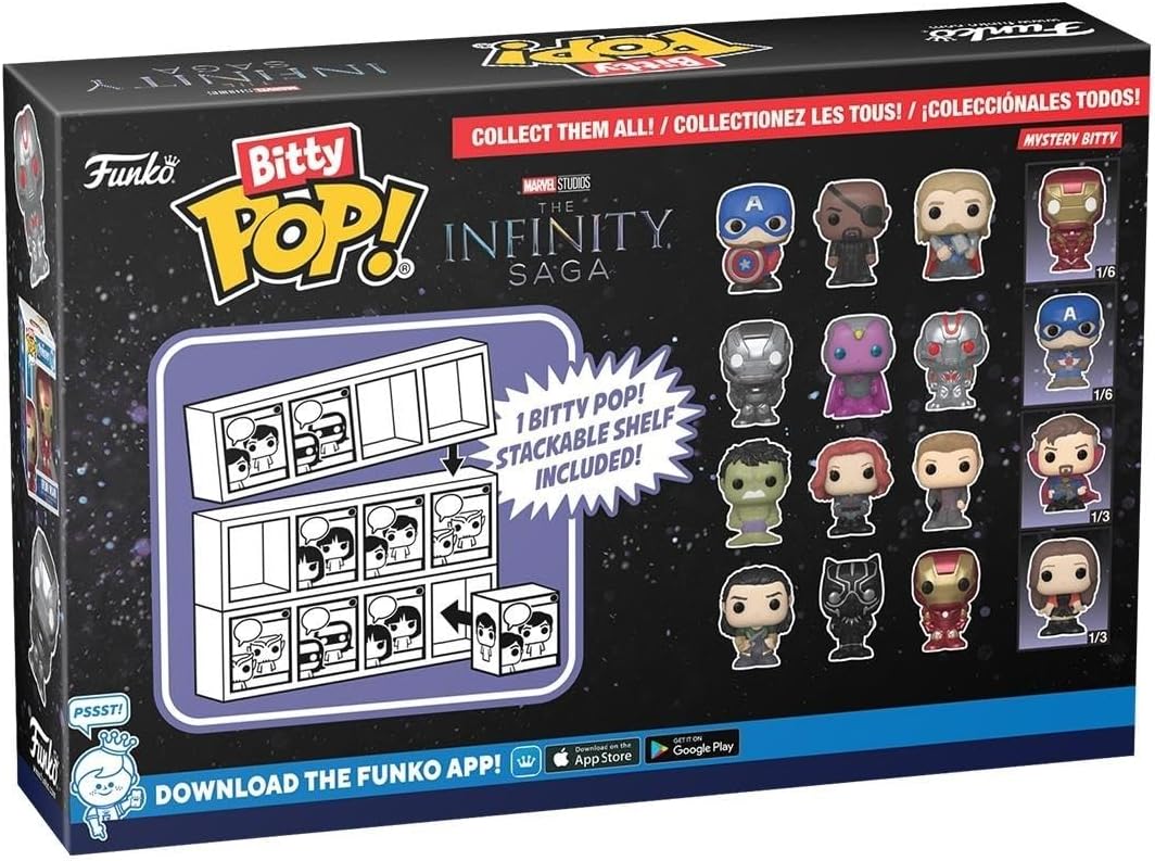 Blister 4 figures Bitty POP Marvel The Infinity Saga Hulk