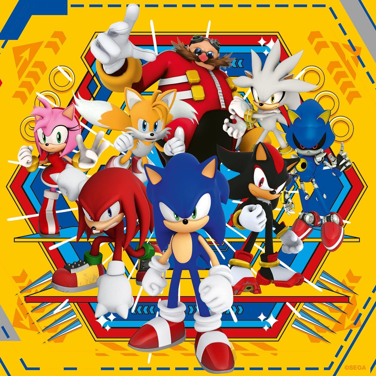Ravensburger Sonic The Hedgehog 3x49pc Puzzle