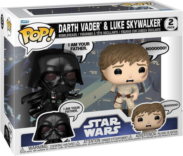 Funko POP! 2-Pack - Star Wars - Darth Vader & Luke Skyw