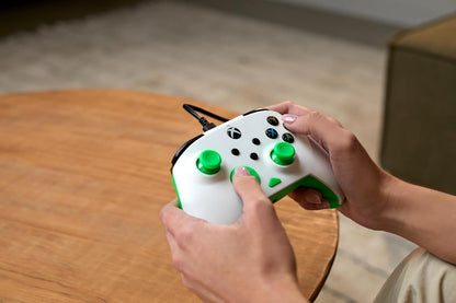 Turtle Beach Rematch Controller, White/Green | Xbox Series X