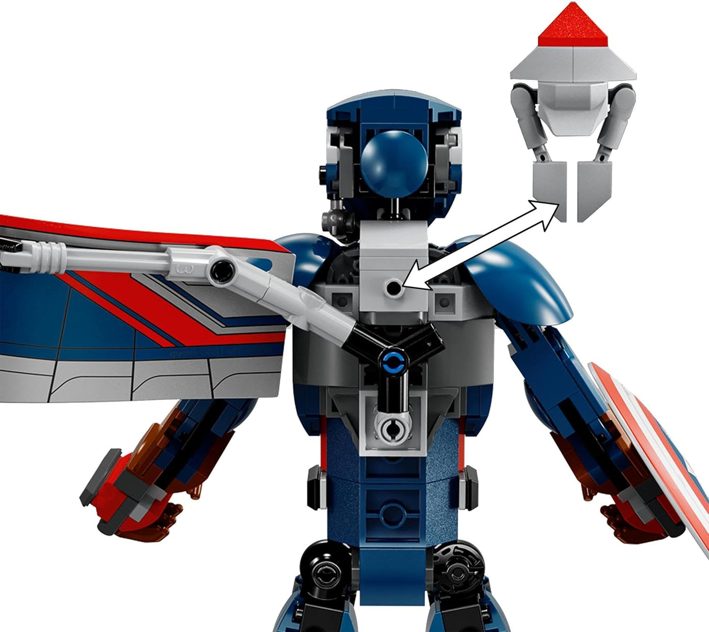 LEGO® | Marvel: New Captain America Construction Figure (76296)