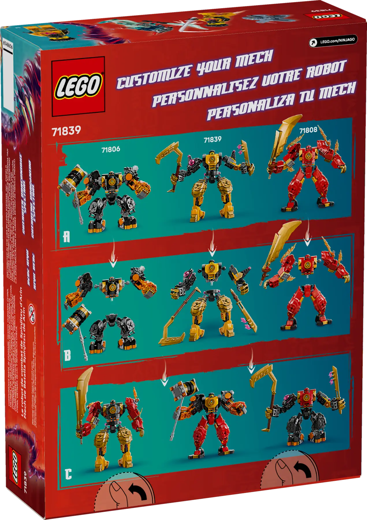 LEGO® | Ninjago: Arin's Spinjitzu Battle Mech (71839)