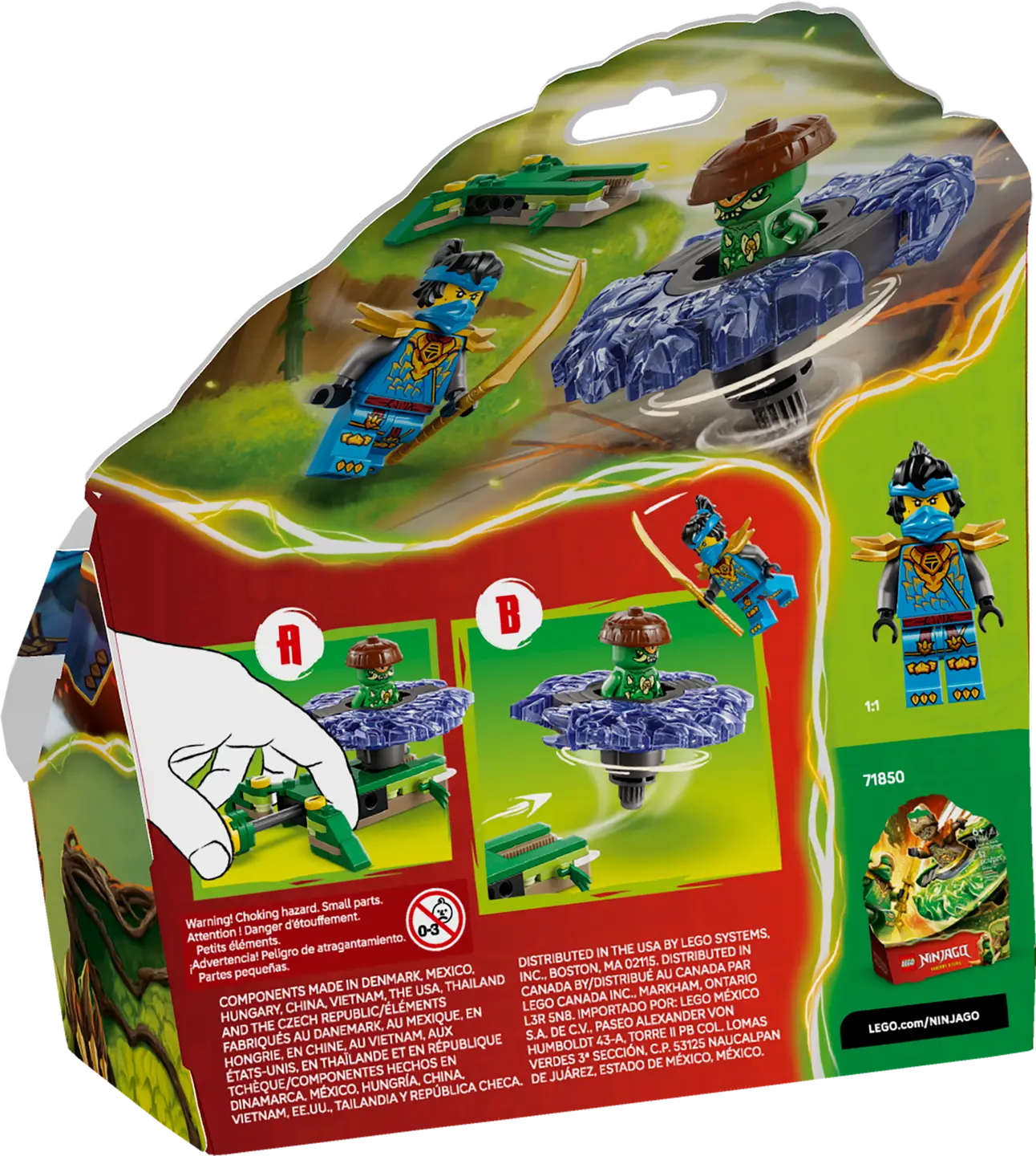 LEGO® | NINJAGO: Nya vs. Mutation Monster Spinner (71849)