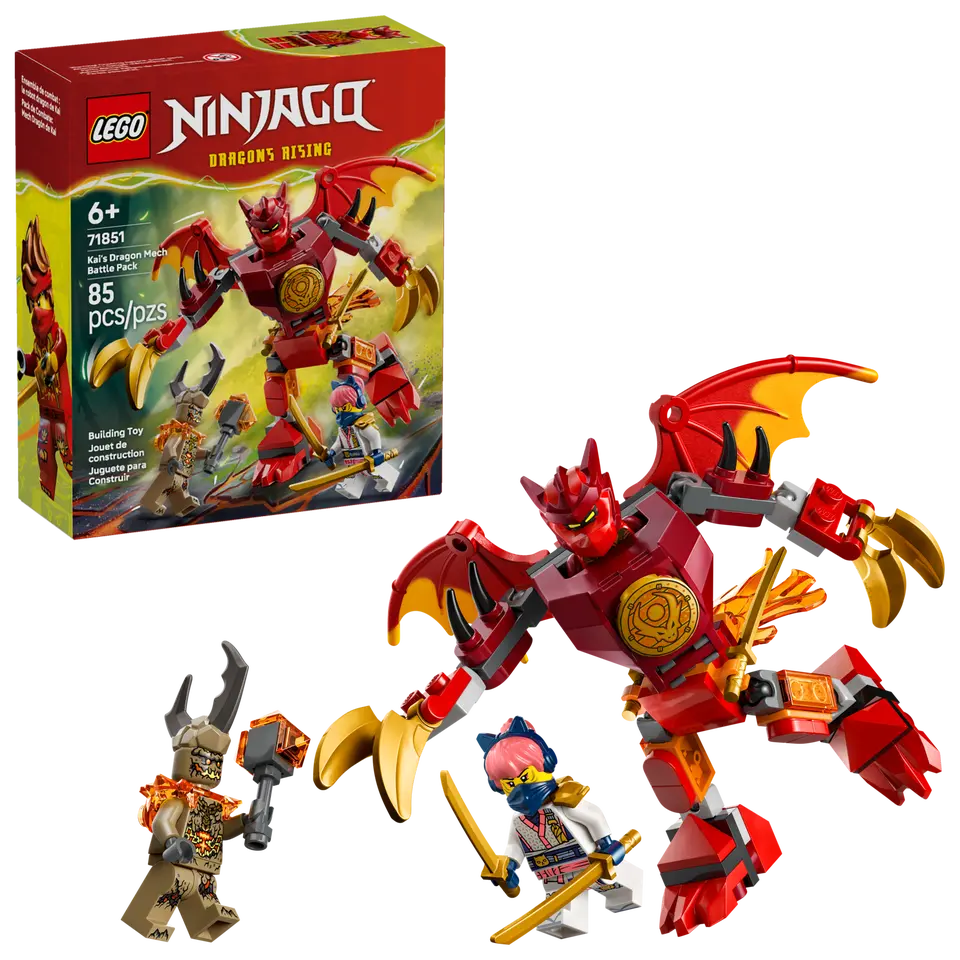 LEGO® | NINJAGO: Kai's Dragon Mech Battle Pack (71851)